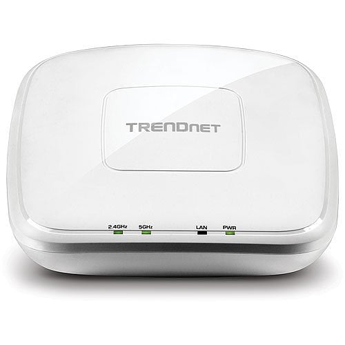Trendnet wireless router on a white background