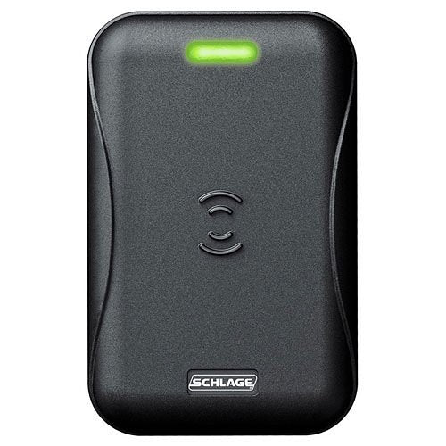 Schlage MT15 Single Gang Wall Mount Multi-Technology Reader, Black