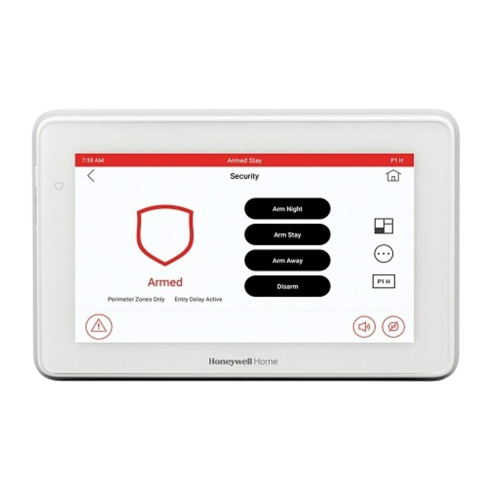 Honeywell Home 6290W 7" Color Touchscreen Keypad with Voice for VISTA Systems, (Replaces 6280S, 6280W)