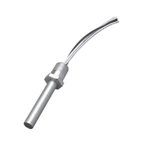 An electronic component against a solid, plain white background