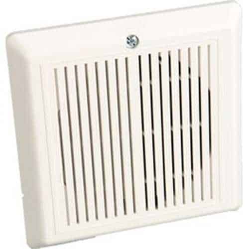 Edwards Signaling 2400 Series Temporal Horn, 24VDC operating voltage, 95dB@1m, white front plate, 5.5"W 0.625"L 0.625"H, -31 to 150 operating temp.