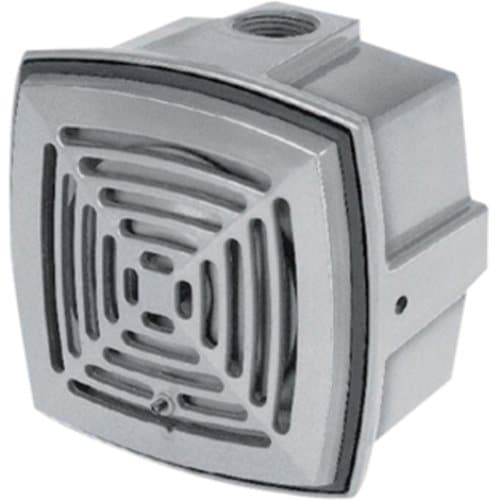 Edwards Signaling 870 Series Vibrating Horn, conduit mount, NEMA 4X/12/12K enclosure, 3.2 VA per lamp, ohm DC coil res, 12DC, 0.27A