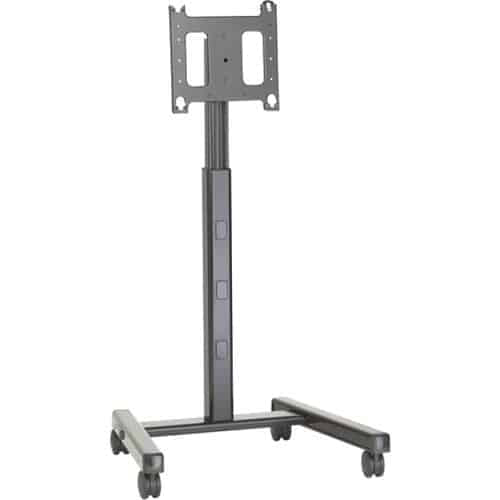 Chief PFCUB Large Flat Panel Mobile AV Cart, 24" (610 mm) Manual Height Adjustment, Black