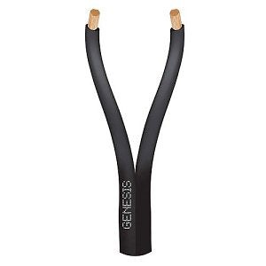 Black Genesis cable on a white background