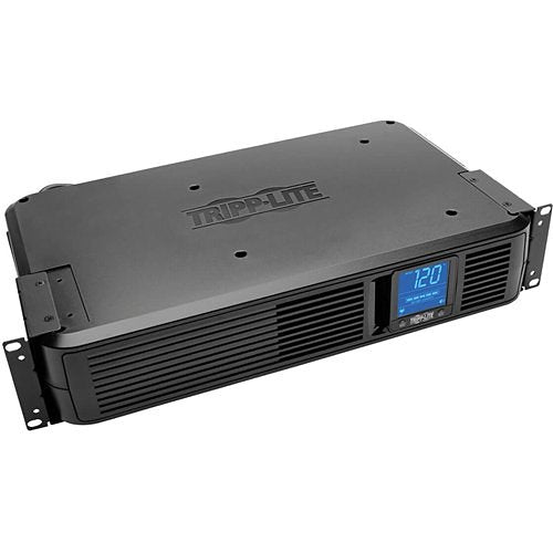 Tripp Lite SMART1500LCDXL SmartPro LCD 120V 1500VA 900W Line-Interactive UPS, AVR, Extended Runtime, 2U Rack/tower, LCD, USB, DB9, Outlets