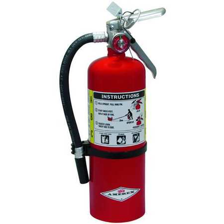 Amerex B424, 5lb ABC Dry Chemical Class A B C Fire Extinguisher