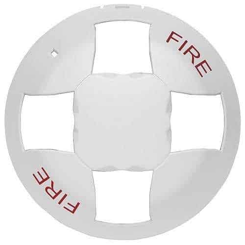 Kidde EGCVWF-CVR Genesis Ceiling Cover, White, FIRE Marking, Visual