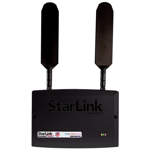 Napco SLE-MAX2L StarLink MAX2 5G Intrusion Universal Alarm Communicator, Tri-Carrier, Verizon, T-Mobile, and AT&T, Black