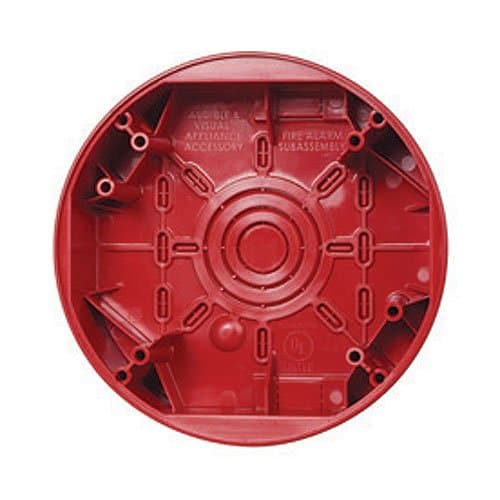 Gentex GCSB Ceiling Surface Back Box for Commander Series Strobes and Horn/Strobes, Red