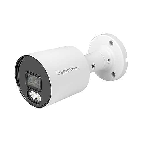GeoVision UA-B580F3 USAVision 5MP H.265 Super Low Lux WDR Pro Full Color IR Bullet IP Camera, 3.6mm Lens, White