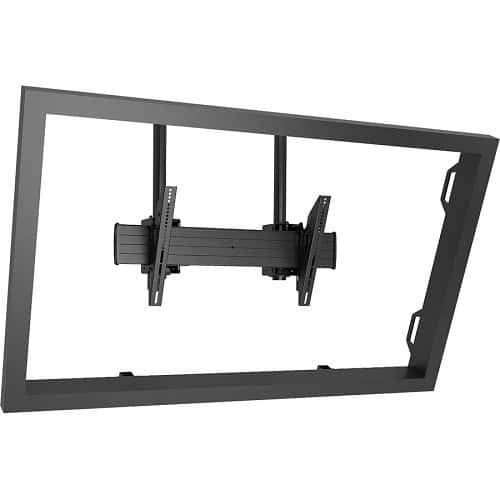 Chief XCM7000 Fusion X-Large Dual Pole Flat Panel Ceiling Mount, for 55 - 100" Displays, 300 lbs. Max, TAA Compliant, Black