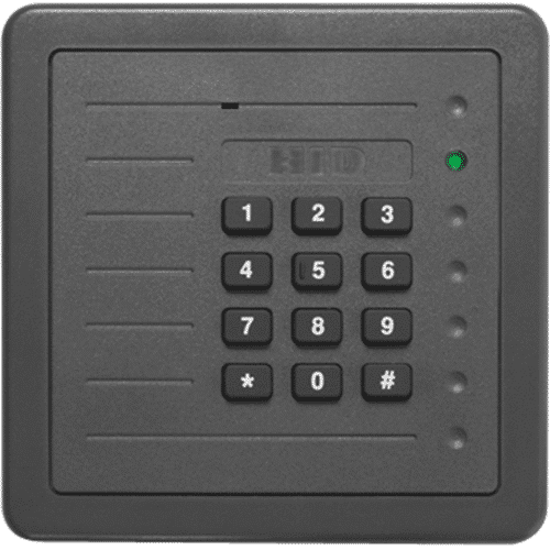 HID 5355AGK00 ProxPro Proximity Card Reader w/Keypad & Terminal Strip - Wiegand Gray