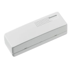 White electronic device on a white background