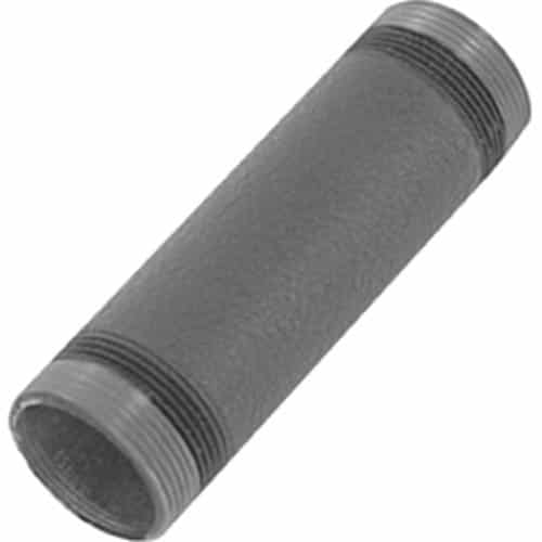 Chief CMS006 Fixed Extension Column, 6" with 1.5" NPT on Both Ends, TAA Compliant, Black