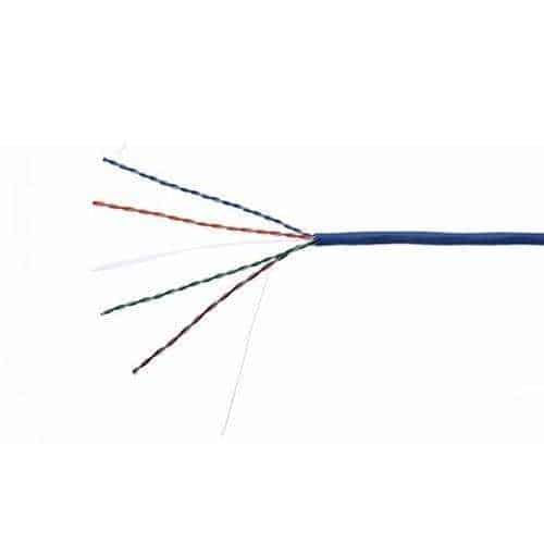 ADI PRO 0E-CAT6RBLP CAT6 Riser Cable, 23/4 Solid BC, Unshielded, UTP, CMR/FT4, 1000' (304.8m) Reel in Box, Blue