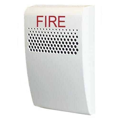 Kidde EG1AWF Genesis LED EG1 Compact Wall Horn, White, FIRE Marking