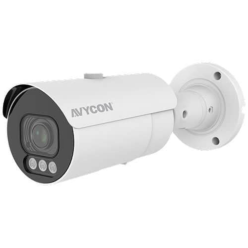 AVYCON AVC-NCB51M Diversity Series 5MP H.265 Motorized Lens Bullet IP Camera, 2.8-12mm Lens, NDAA Compliant, White
