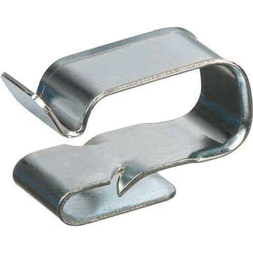 Arlington SC100 Plated Spring Steel Wire Clip, Silver