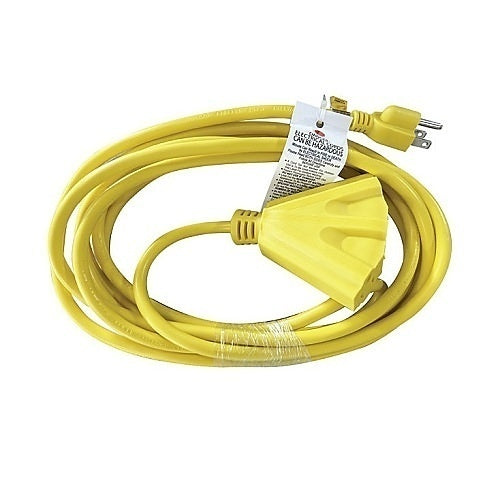 ADI PRO 0E-CX14315 Heavy Duty Indoor/Outdoor Extension Cord; 3 Tap 15', Yellow, Commercial and Residential