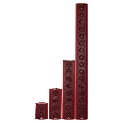 System Sensor 90243A-802-05-L HyperSpike LineWave 4 Speaker Array, UL1480, 40W, Red