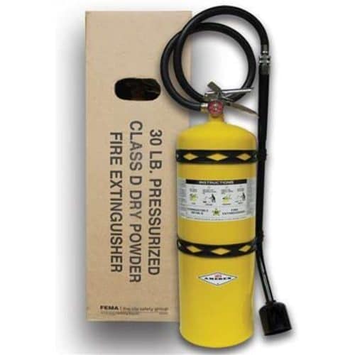 Amerex B570 30lb Flammable Metal Fire Extinguisher FM Approved for Class D
