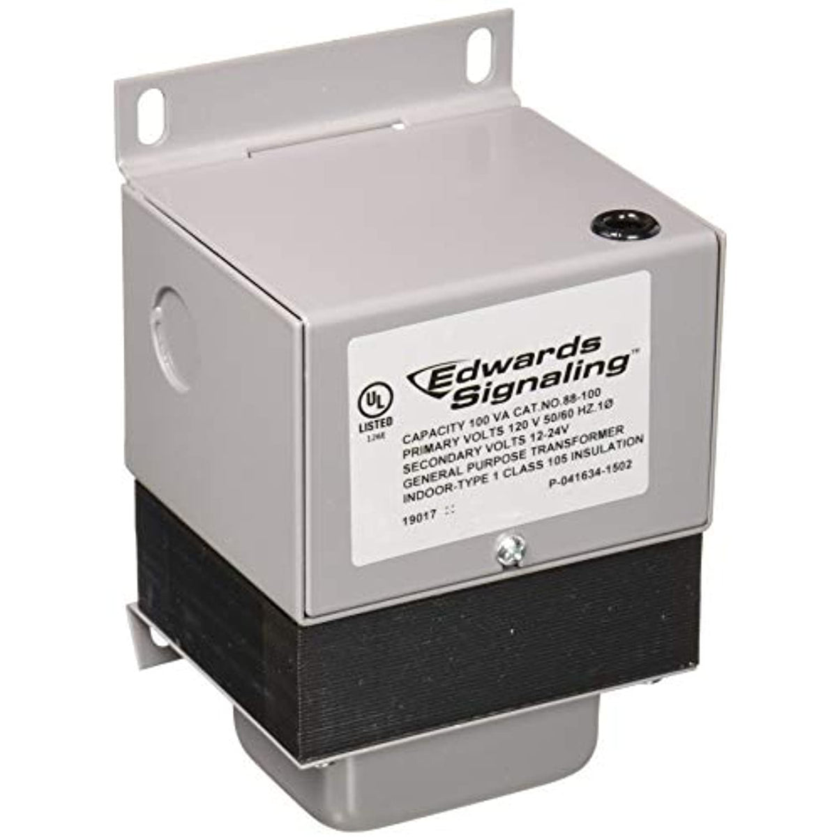 Electrical component with Edwards Signaling label on a white background