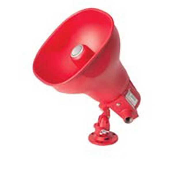 Edwards Signaling 5552-15W-R 5552-15W-R Millennium Class Re-Entrant Speakers, red, suitable for indoor/outdoor applications, 400-14000Hz, 25/70V, 15W