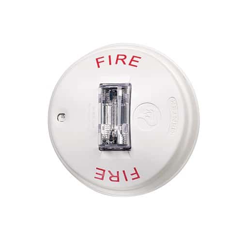 Gentex GCS24CW Commander4 Series Ceiling Mount Evacuation Strobe and Horn/Strobe, 24VDC Multi CD Ceiling Strobe, White
