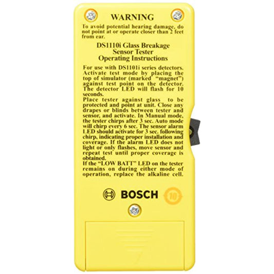 Bosch DS1110I Round Glass break Detector Tester