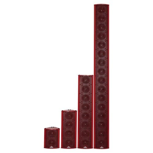 System Sensor 90243A-804-05-L HyperSpike LineWave 16 Speaker Array, UL1480, 160W, Red