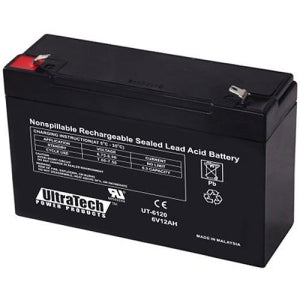 UltraTech IM-6120 6V 12AH Sealed Lead Acid Battery
