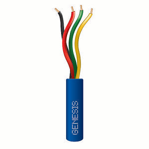 Genesis 21035806 Speed Bag 22/4 Solid Riser Cable, 500', Blue (Replaces 11335806)