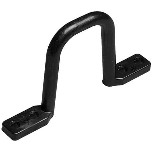Arlington D22 2.25" 2" Non-Conductive, Smooth Bearing Surface D-Ring, Black