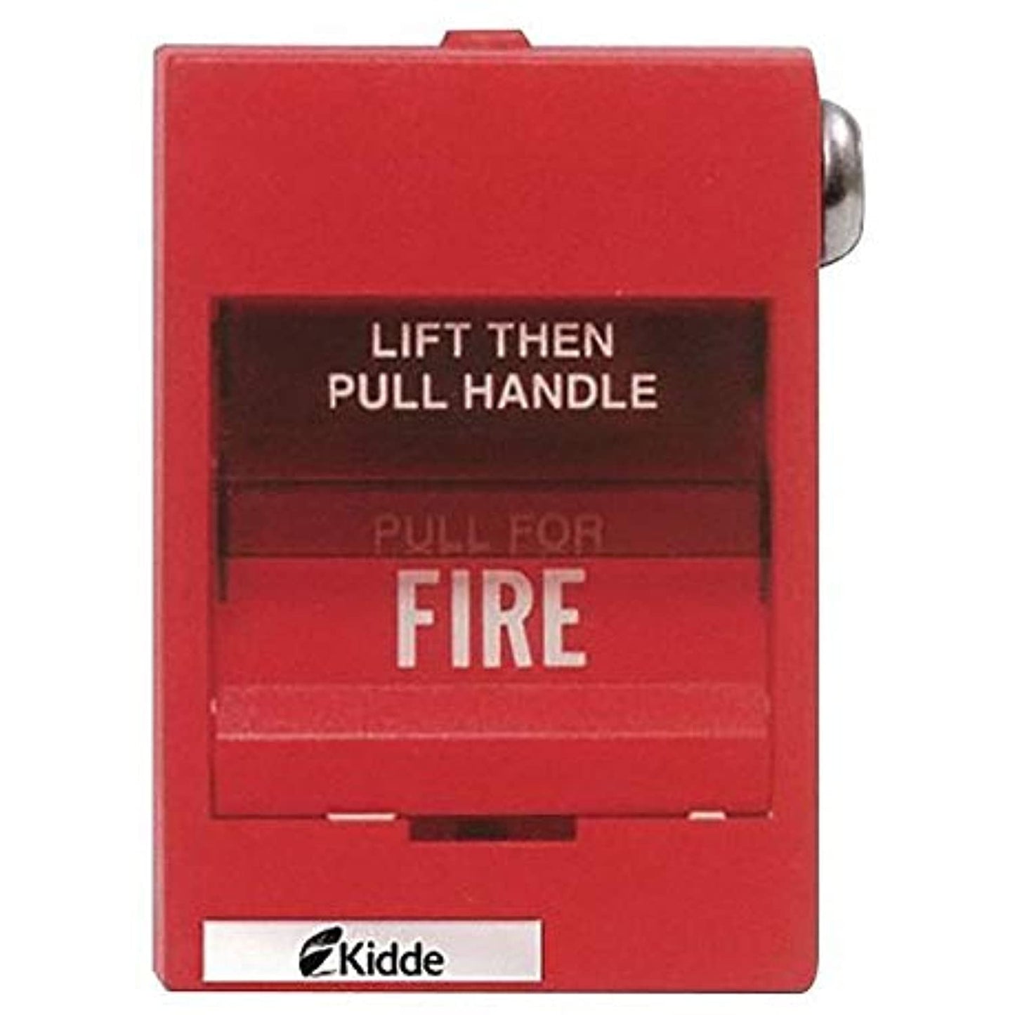 Edwards Signaling K-278B-1110 Double-Action Fire Alarm Manual Pull Station with Screw Terminals, Single Pole, Open Circuit and Tool Reset