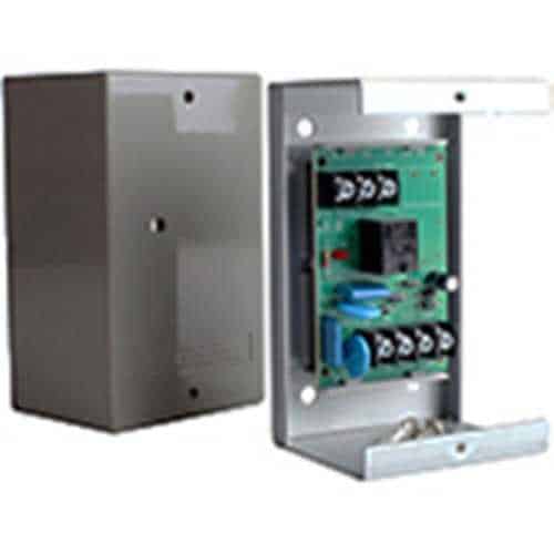 Edwards Signaling MR101/C Single SPDT Relay with LED Mounted in Metal Enclosure