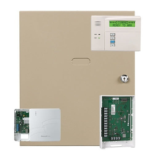 Honeywell Home V128BPTKT10 Intrusion Kit with VISTA-128BPT Commercial Burglary Panel, 6160 Keypad, 4208U Zone Expander, 7847I-E IP Communicator