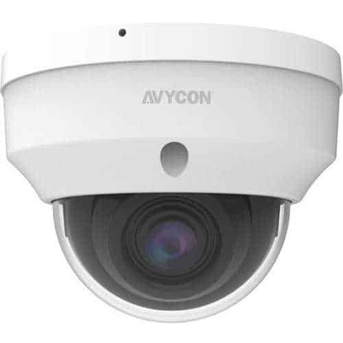 AVYCON AVC-NSV81F28 Diversity Series 8MP H.265 Outdoor IR Dome IP Camera, 2.8mm Lens, White