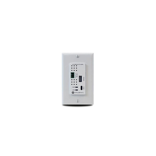 Atlona AT-OME-EX-TX-WPC Wallplate HDBaseT Transmitter with USB-C Input and USB Hub