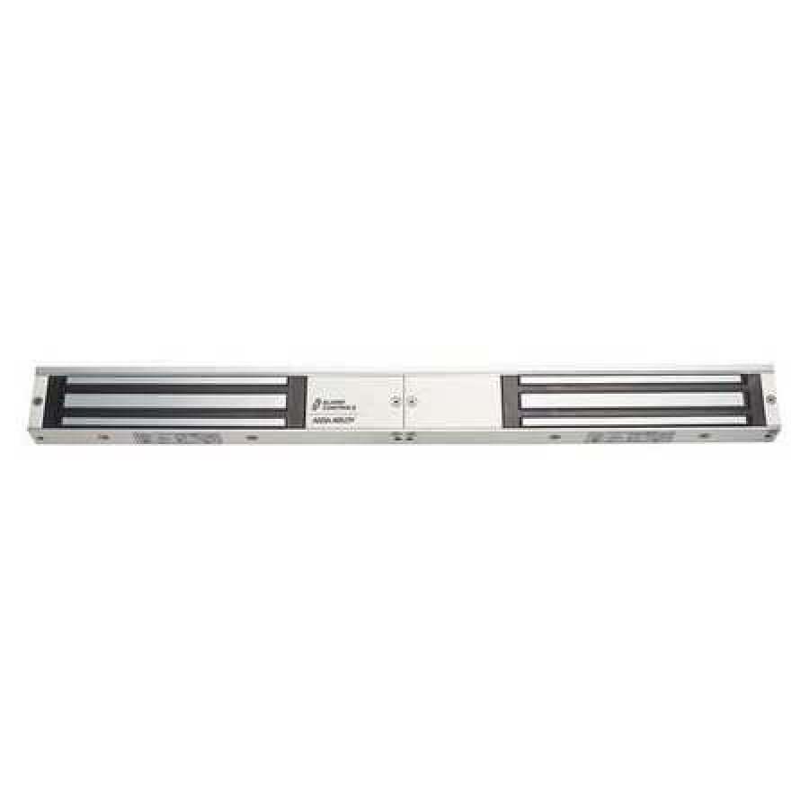 Alarm Controls 600D Double Magnetic Lock, 600 lb, Clear Anodized