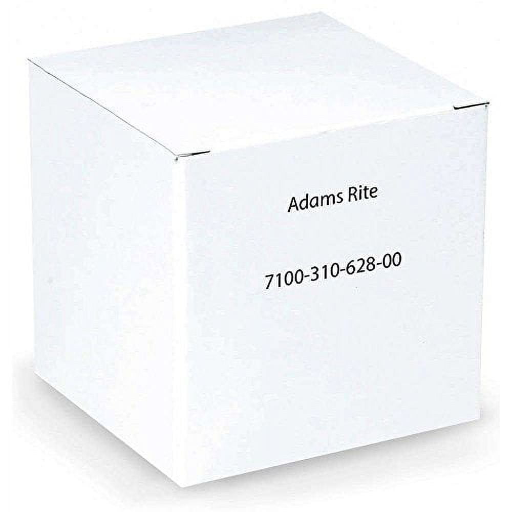 Adams Rite 7100-310-628-00 7100 Electric Strike, Flat Faceplate, 12VDC, Standard, Fail Secure with 1-1/16" Lip, Clear Anodized