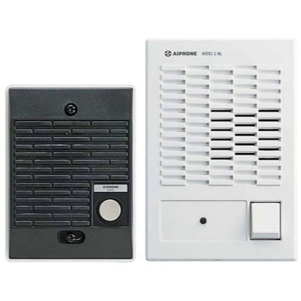 Aiphone C-123L/A ChimeCom Door Answering Intercom System Set, 2-Piece, Includes C-D Door Station, C-ML/A Master Station