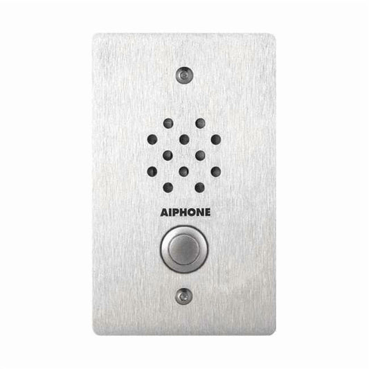 Aiphone LE-SS-1G 1-Gang Door Station, Vandal and Weather Resistant, Stainless Steel