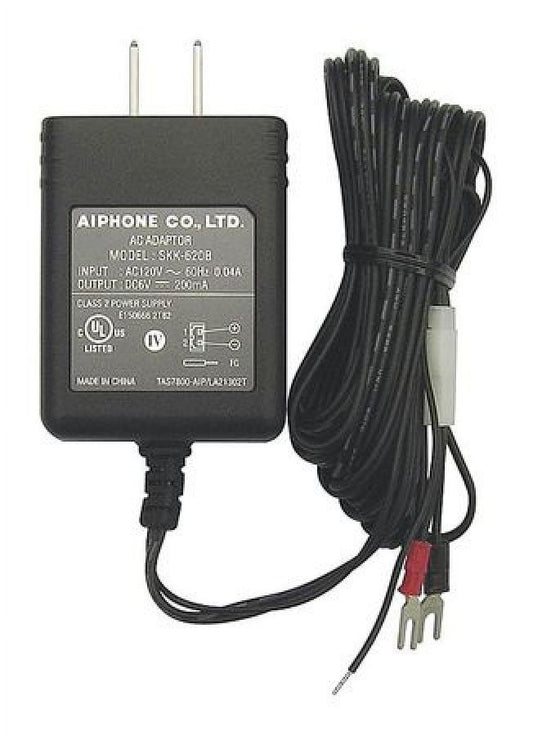 Aiphone SKK-620C 6VDC Power Supply, 200MA, UL Listed for AT-406