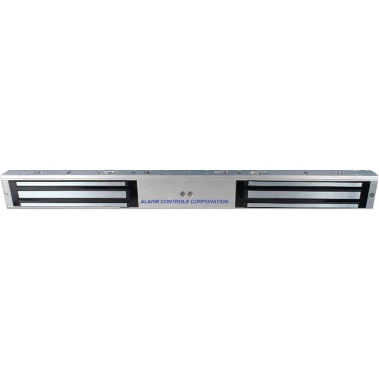 Alarm Controls 600DLB Double Magnetic Lock with LED Status Indicator, Bond Sensor and Door Status Sensor, Clear Anodized