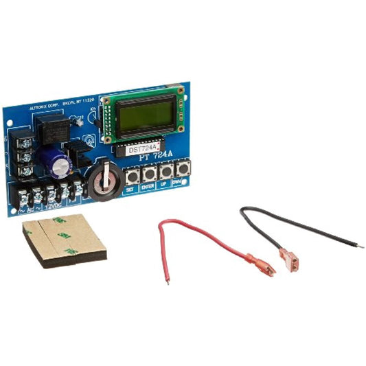 Altronix PT724A 365 Day 24 Hr Annual Event Timer Board, 12/24 V, 3" Length x 5-1/4" Width x 1" Height