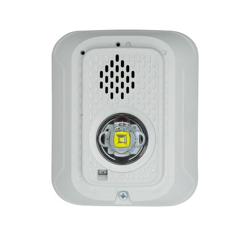 System Sensor P2WLED-P Series 2-Wire Indoor Strobe Wall with LED, Non-Label, 2W, White