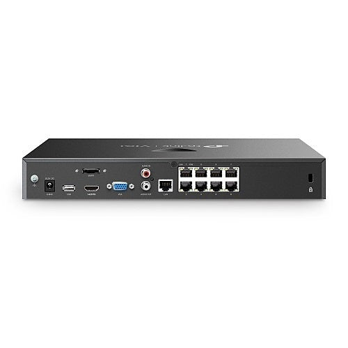 TP-Link VIGI NVR2008H-8MP-2TB VIGI 8 Channel PoE+ NVR, 2TB HDD