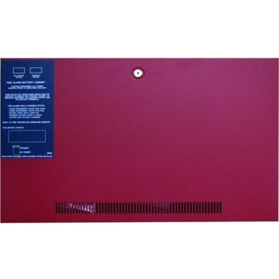Fire-Lite BB-55F Battery Backbox, Red