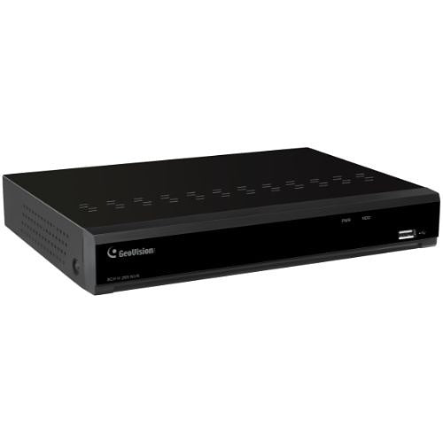 GeoVision 88-RNRL810P-2TB 8-Channel H.265 / H.264 4K PoE 1-Bay Standalone NVR, 2TB HDD
