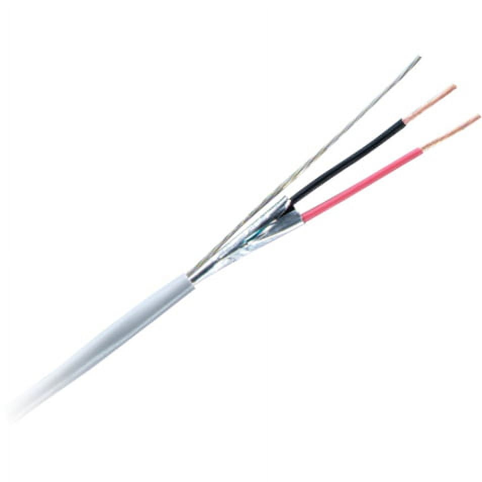 Genesis 32061112 22/6 Stranded Shielded Plenum Cable, CL3P, FPLP, CMP, FT6, 1000' (304.8m), REELEX Pull Box, Natural White